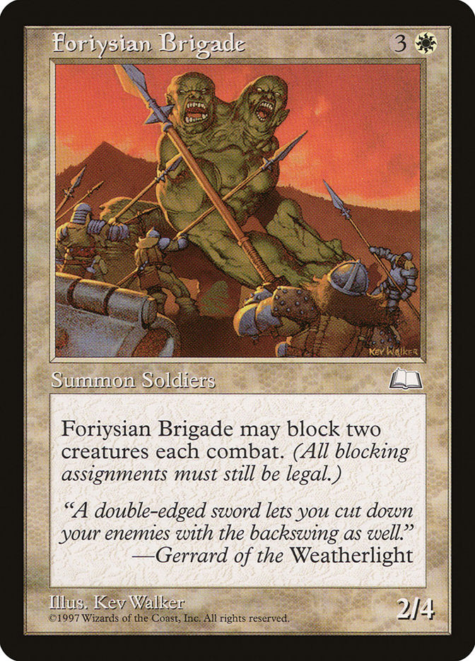 Foriysian Brigade [Weatherlight] | Good Games Morley