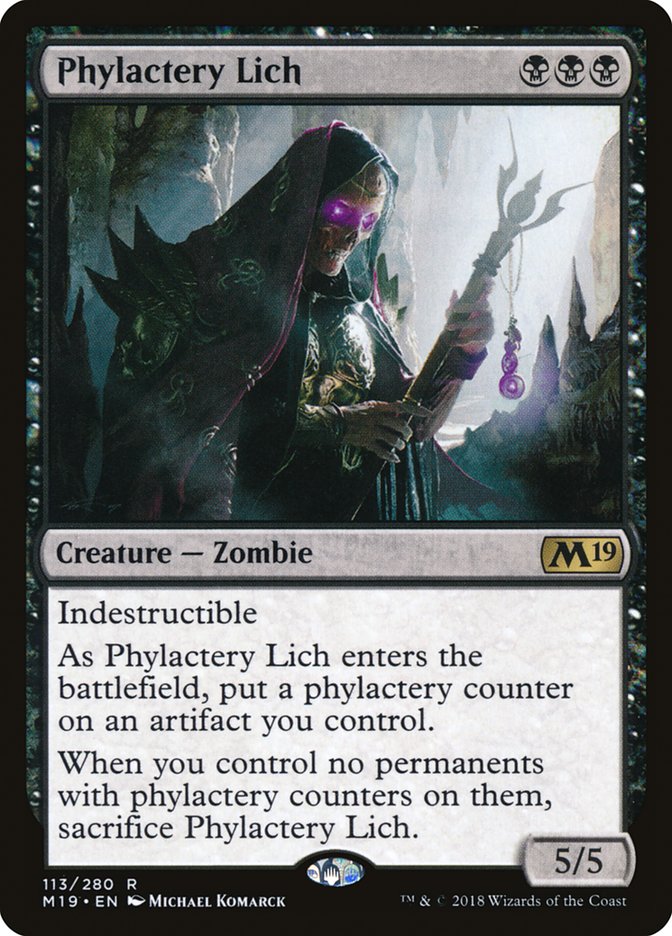 Phylactery Lich [Core Set 2019] | Good Games Morley