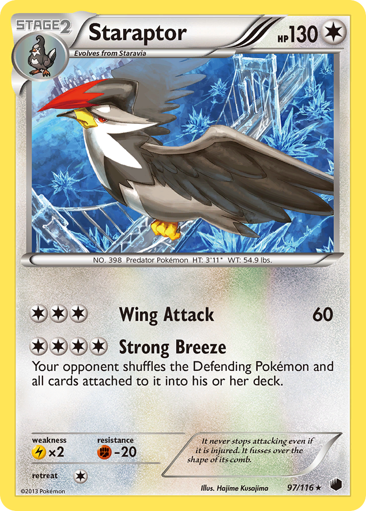 Staraptor (97/116) [Black & White: Plasma Freeze] | Good Games Morley