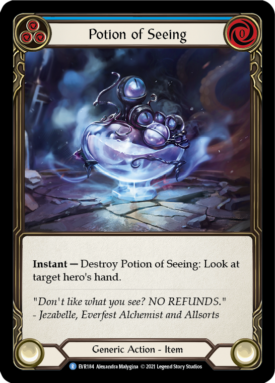 Potion of Seeing [EVR184] (Everfest)  1st Edition Normal | Good Games Morley