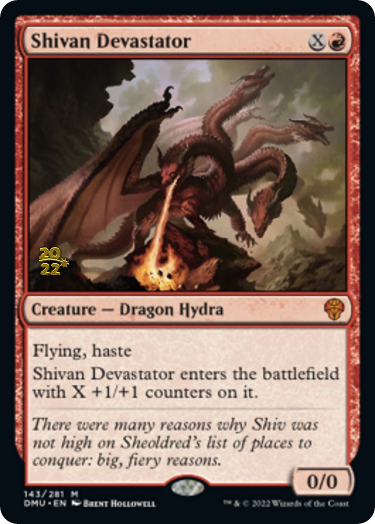 Shivan Devastator [Dominaria United Prerelease Promos] | Good Games Morley