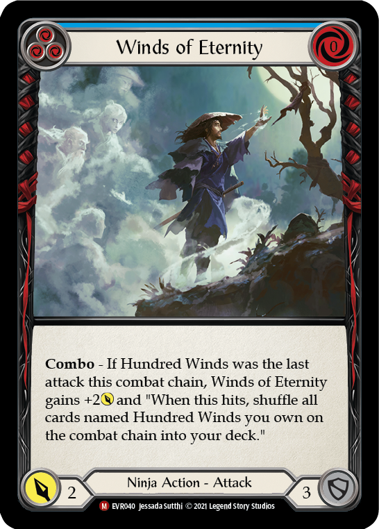 Winds of Eternity [EVR040] (Everfest)  1st Edition Rainbow Foil | Good Games Morley
