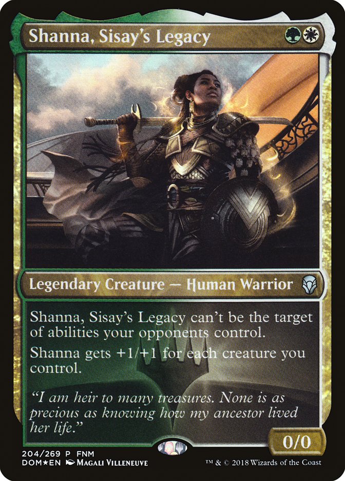 Shanna, Sisay's Legacy (FNM) [Dominaria Promos] | Good Games Morley