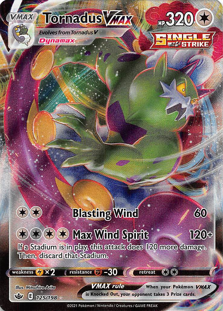 Tornadus VMAX (125/198) [Sword & Shield: Chilling Reign] | Good Games Morley
