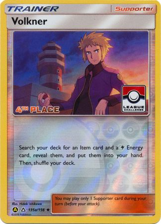 Volkner (135a/156) (League Challenge 4th Place) [Sun & Moon: Ultra Prism] | Good Games Morley