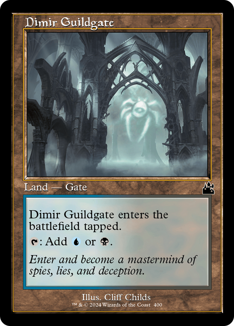 Dimir Guildgate (Retro Frame) [Ravnica Remastered] | Good Games Morley