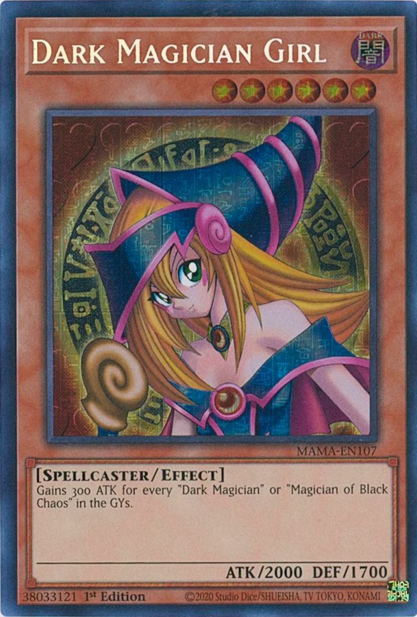 Dark Magician Girl [MAMA-EN107] Secret Pharaoh's Rare | Good Games Morley