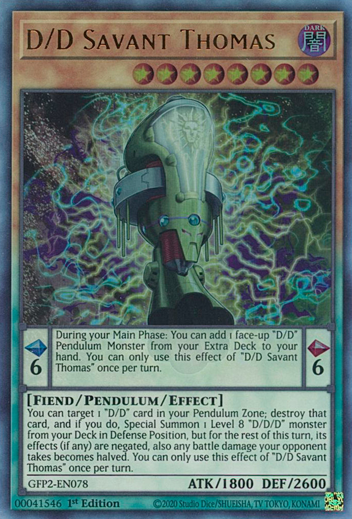 D/D Savant Thomas [GFP2-EN078] Ultra Rare | Good Games Morley