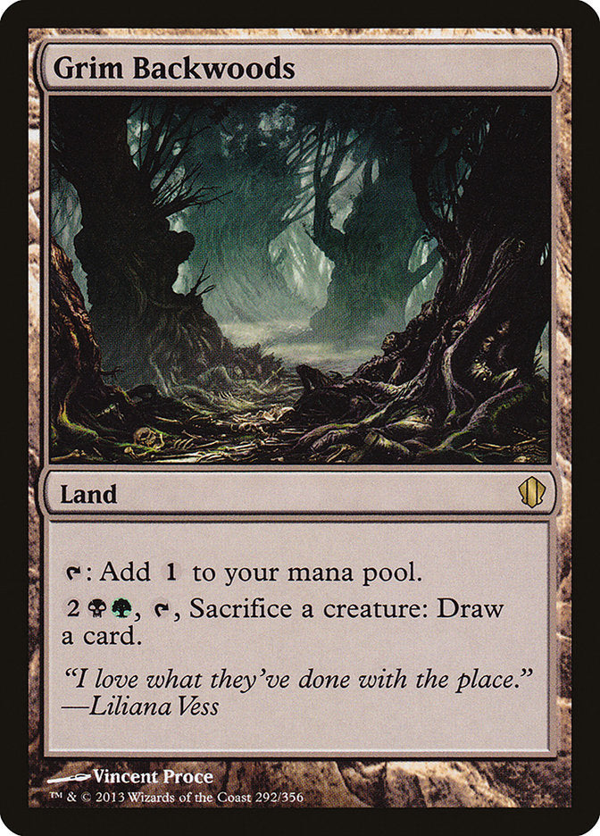 Grim Backwoods [Commander 2013] | Good Games Morley