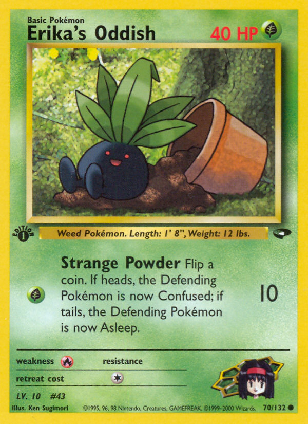Erika's Oddish (70/132) [Gym Challenge 1st Edition] | Good Games Morley
