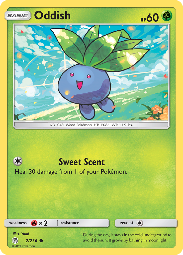 Oddish (2/236) [Sun & Moon: Cosmic Eclipse] | Good Games Morley