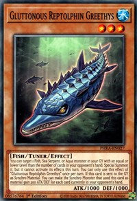 Gluttonous Reptolphin Greethys [PHRA-EN027] Common | Good Games Morley