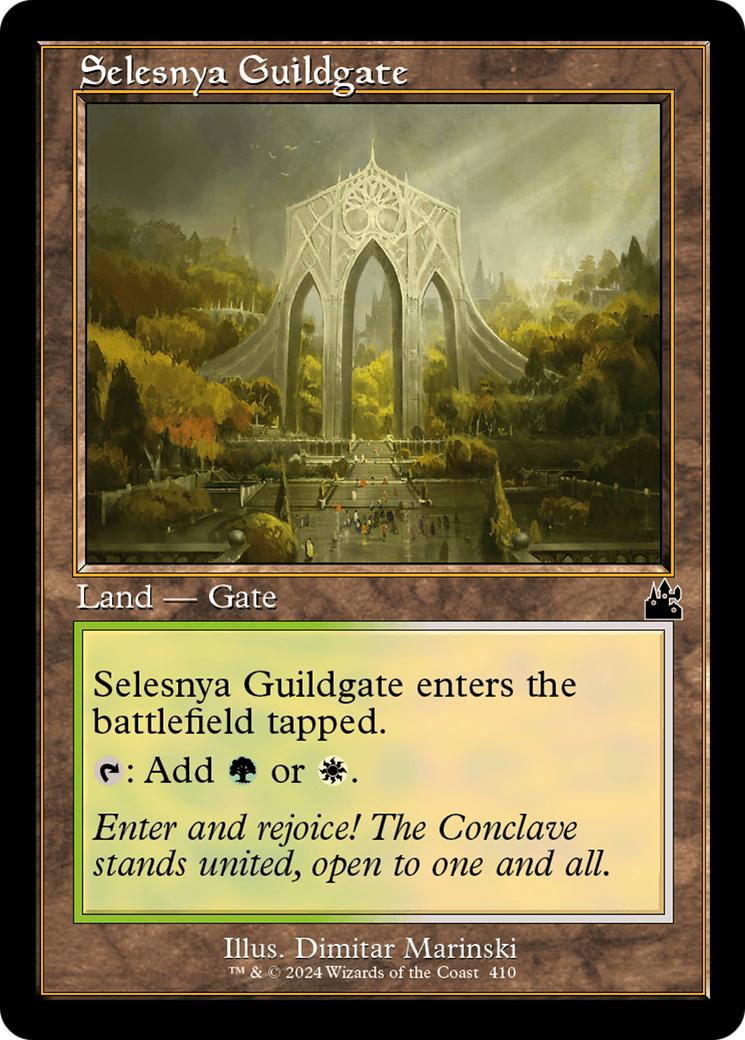 Selesnya Guildgate (Retro Frame) [Ravnica Remastered] | Good Games Morley