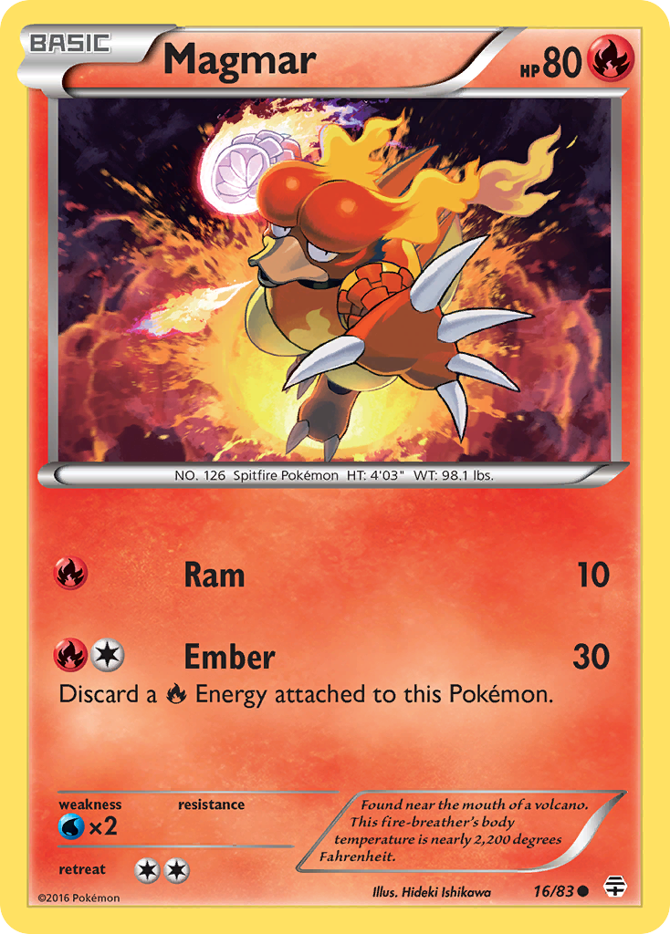 Magmar (16/83) [XY: Generations] | Good Games Morley