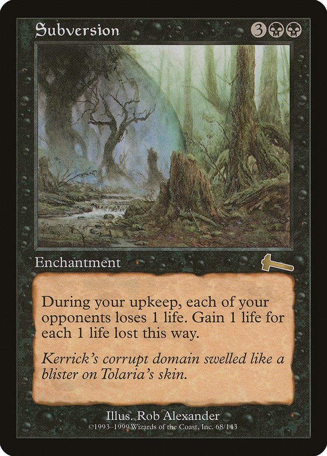 Subversion [Urza's Legacy] | Good Games Morley