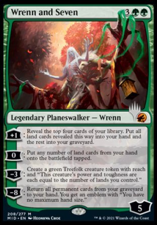 Wrenn and Seven (Promo Pack) [Innistrad: Midnight Hunt Promos] | Good Games Morley
