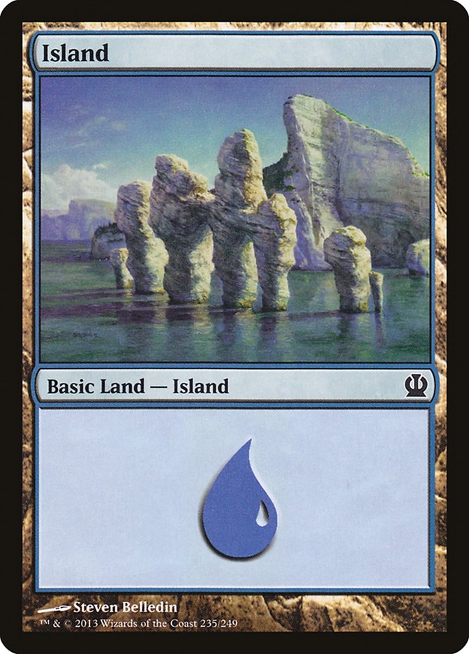 Island (235) [Theros] | Good Games Morley
