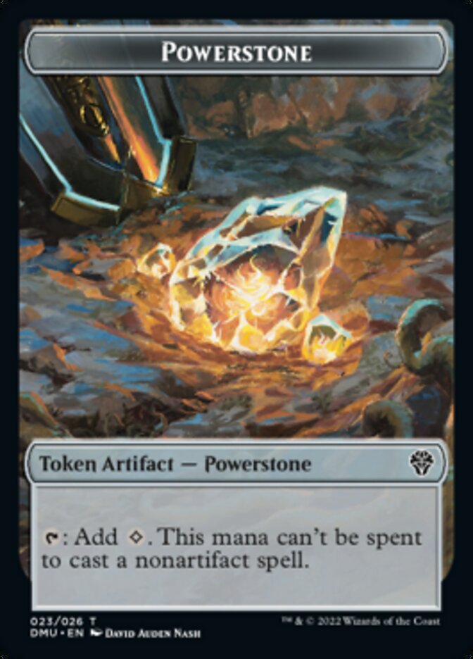 Powerstone Token [Dominaria United Tokens] | Good Games Morley