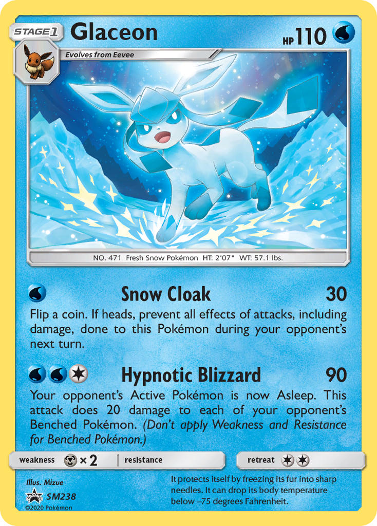 Glaceon (SM238) [Sun & Moon: Black Star Promos] | Good Games Morley