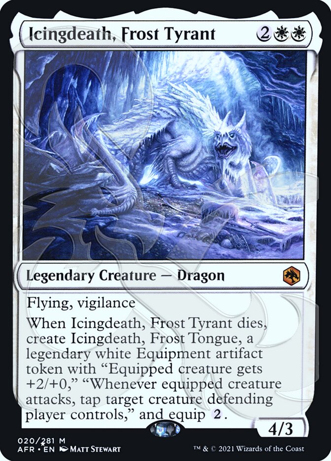 Icingdeath, Frost Tyrant (Ampersand Promo) [Dungeons & Dragons: Adventures in the Forgotten Realms Promos] | Good Games Morley