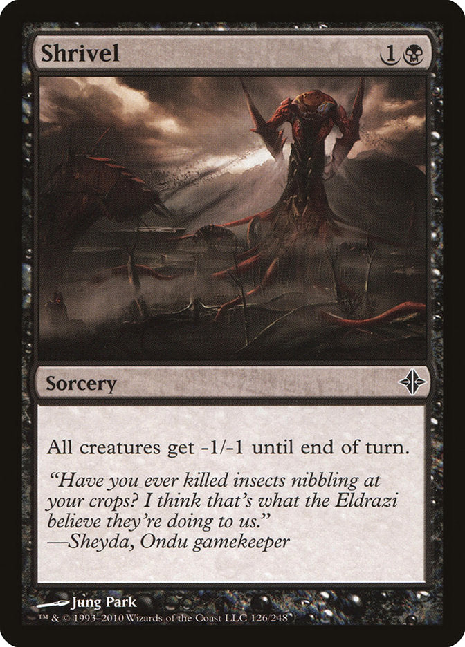 Shrivel [Rise of the Eldrazi] | Good Games Morley