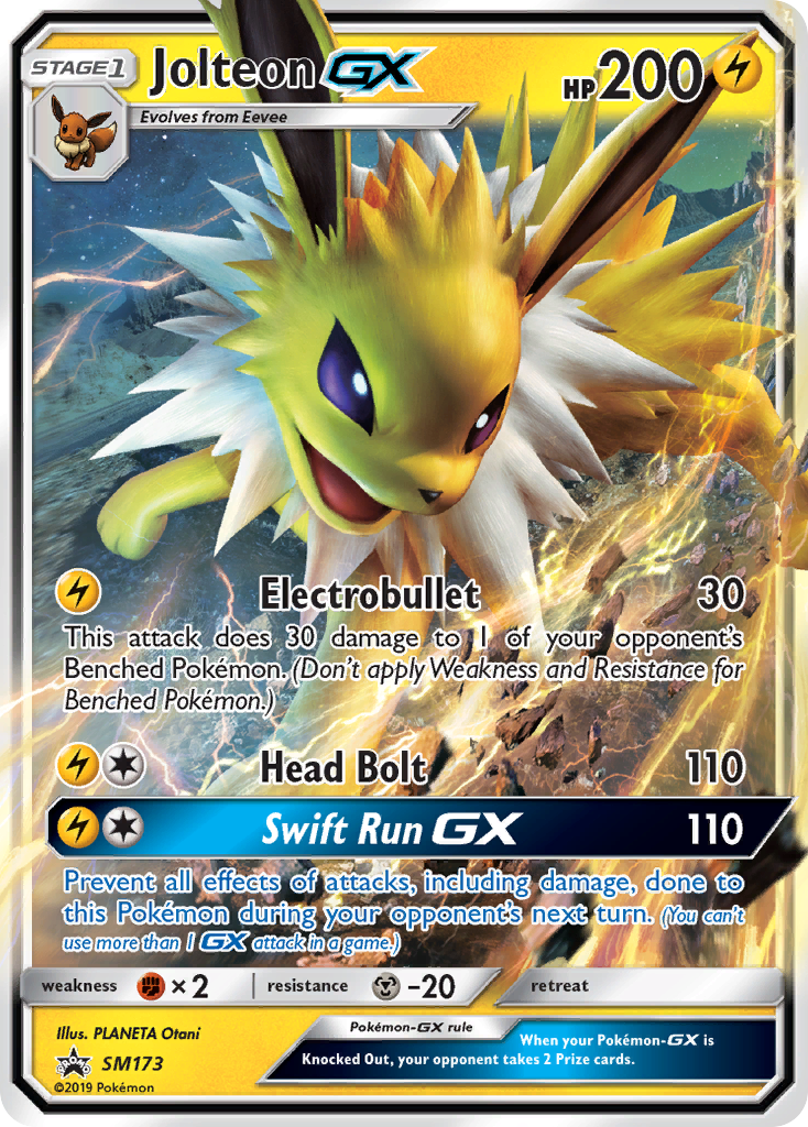 Jolteon GX (SM173) [Sun & Moon: Black Star Promos] | Good Games Morley