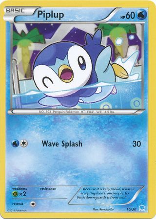 Piplup (16/30) [XY: Trainer Kit 3 - Suicune] | Good Games Morley