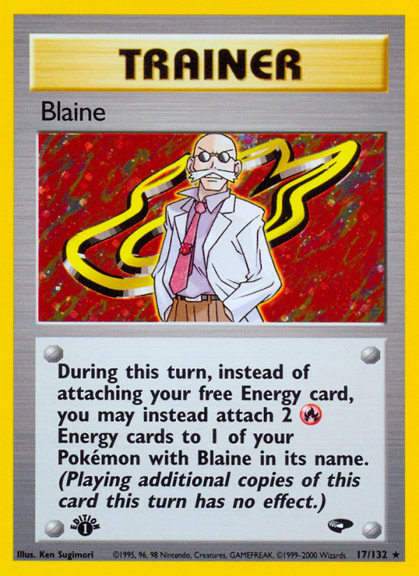 Blaine (17/132) [Gym Challenge 1st Edition] | Good Games Morley