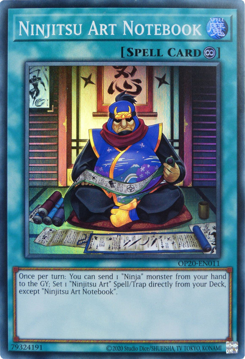Ninjitsu Art Notebook [OP20-EN011] Super Rare | Good Games Morley