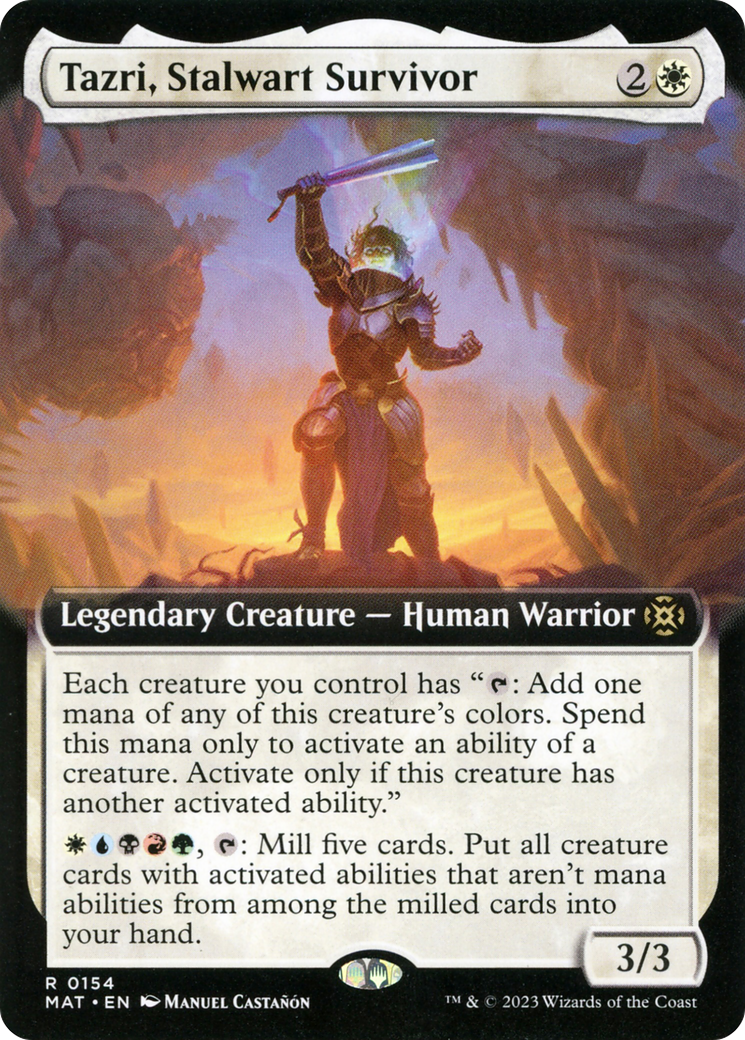 Tazri, Stalwart Survivor (Extended Art) [March of the Machine: The Aftermath] | Good Games Morley
