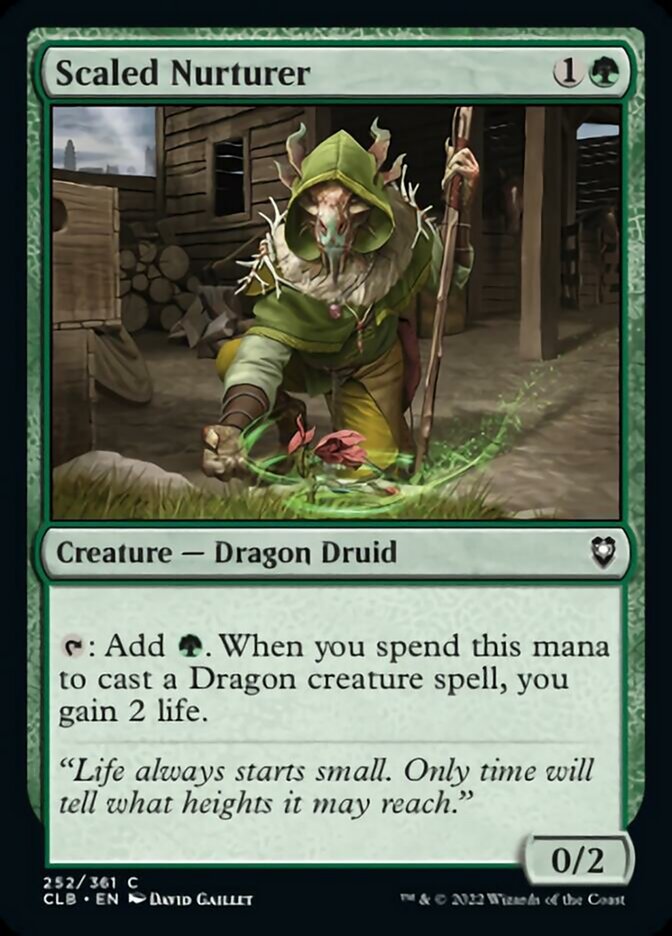 Scaled Nurturer [Commander Legends: Battle for Baldur's Gate] | Good Games Morley
