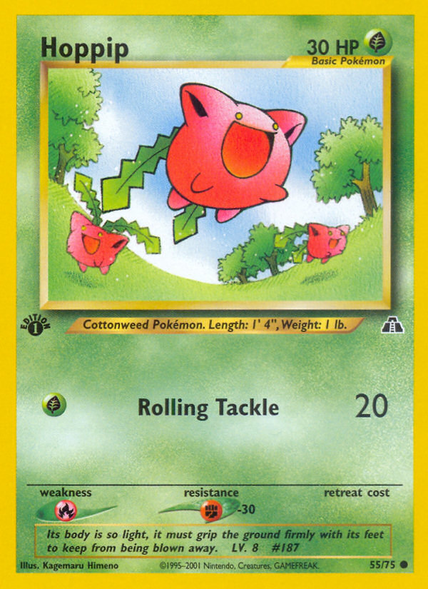 Hoppip (55/75) [Neo Discovery 1st Edition] | Good Games Morley