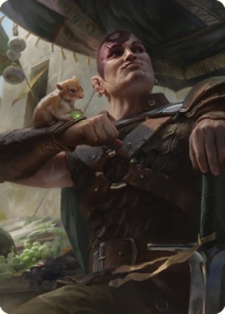 Minsc & Boo, Timeless Heroes Art Card (38) [Commander Legends: Battle for Baldur's Gate Art Series] | Good Games Morley