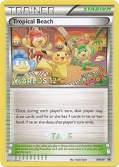 Tropical Beach (BW50) (Staff) [Black & White: Black Star Promos] | Good Games Morley