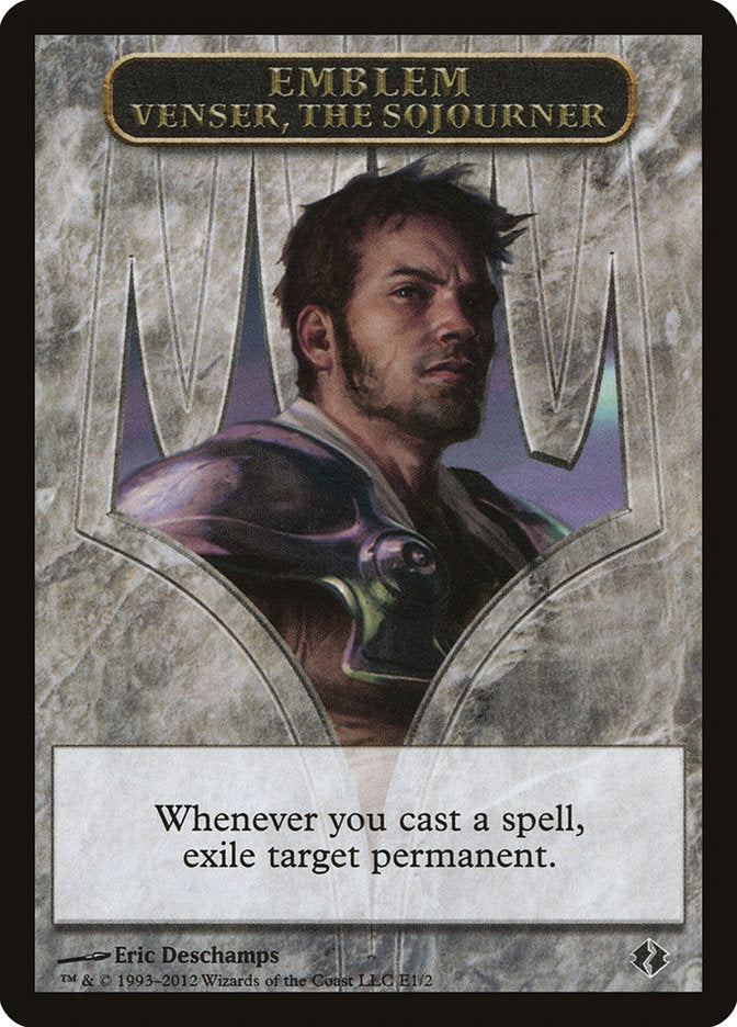 Venser, the Sojourner Emblem [Duel Decks: Venser vs. Koth Tokens] | Good Games Morley
