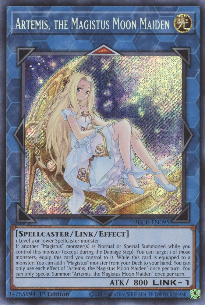 Artemis, the Magistus Moon Maiden [BLCR-EN095] Secret Rare | Good Games Morley