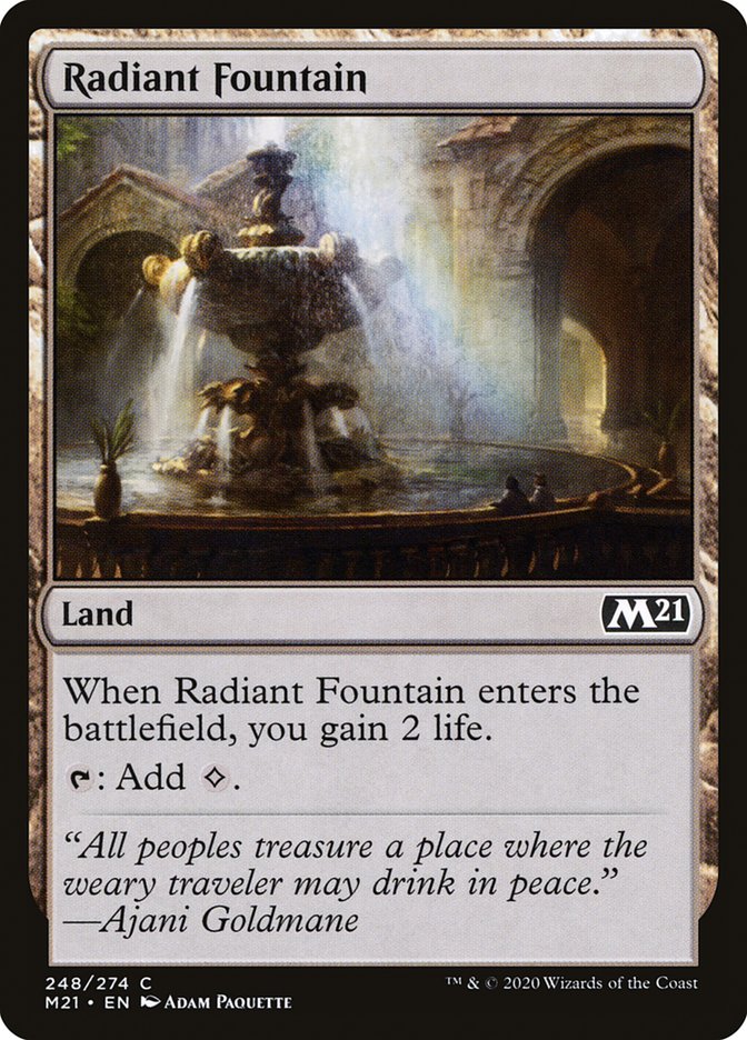 Radiant Fountain [Core Set 2021] | Good Games Morley