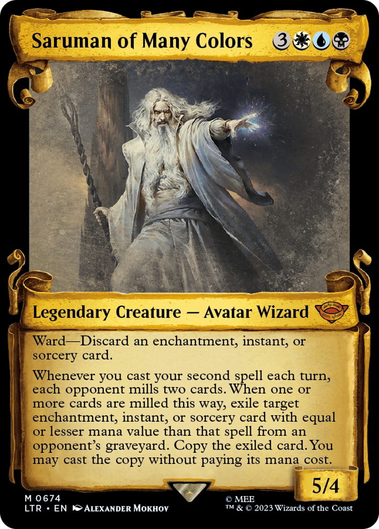Saruman of Many Colors [The Lord of the Rings: Tales of Middle-Earth Showcase Scrolls] | Good Games Morley