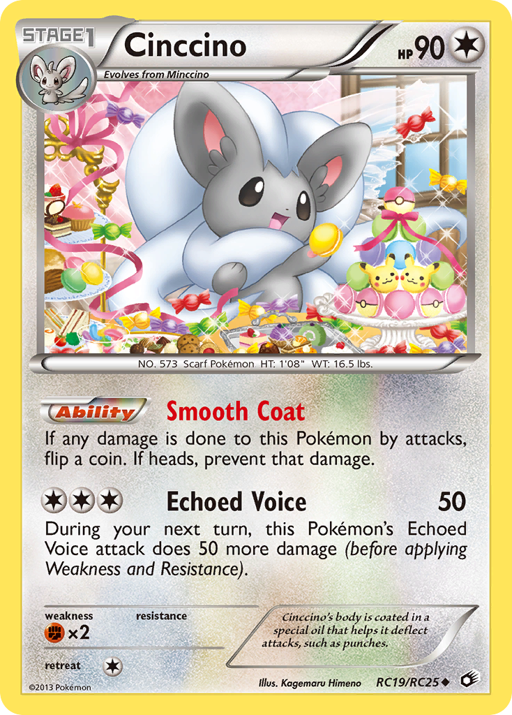 Cinccino (RC19/RC25) [Black & White: Legendary Treasures] | Good Games Morley