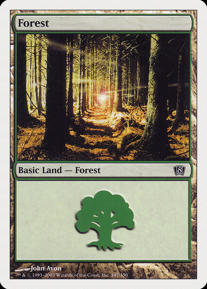 Forest (347) [Eighth Edition] | Good Games Morley