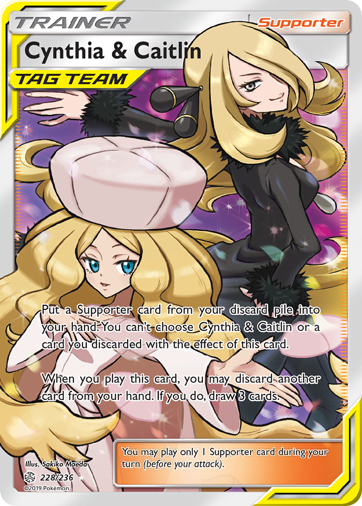 Cynthia & Caitlin (228/236) [Sun & Moon: Cosmic Eclipse] | Good Games Morley