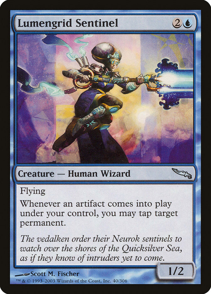 Lumengrid Sentinel [Mirrodin] | Good Games Morley