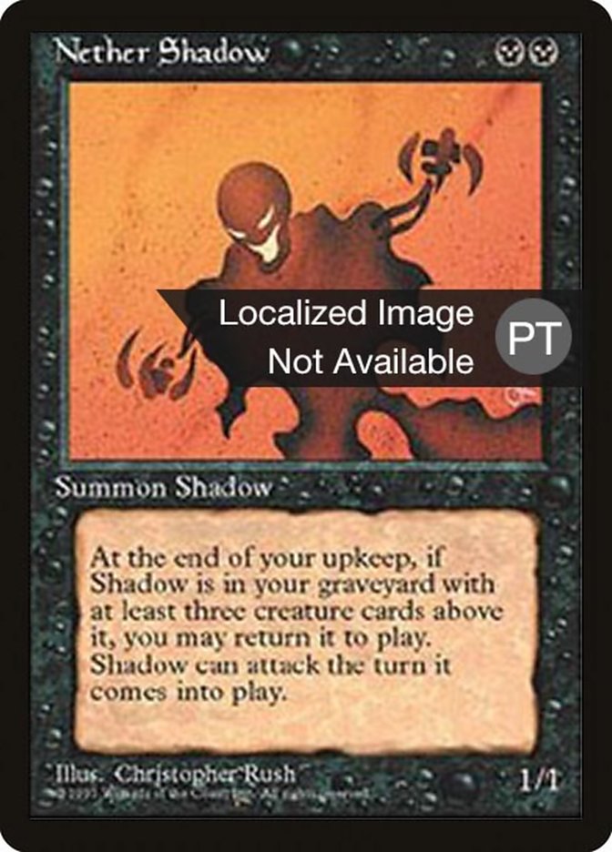 Nether Shadow [Fourth Edition (Foreign Black Border)] | Good Games Morley