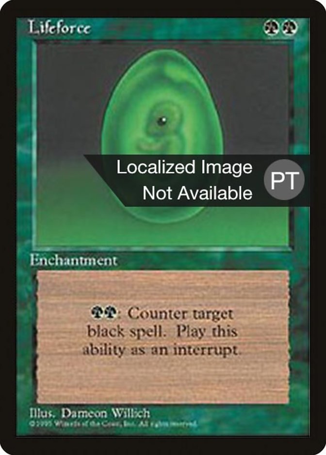 Lifeforce [Fourth Edition (Foreign Black Border)] | Good Games Morley