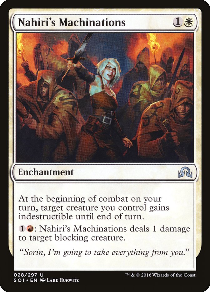 Nahiri's Machinations [Shadows over Innistrad] | Good Games Morley