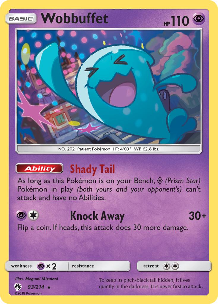 Wobbuffet (93/214) [Sun & Moon: Lost Thunder] | Good Games Morley