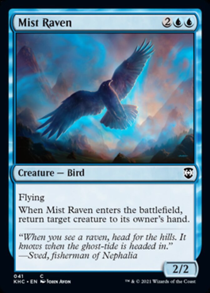 Mist Raven [Kaldheim Commander] | Good Games Morley