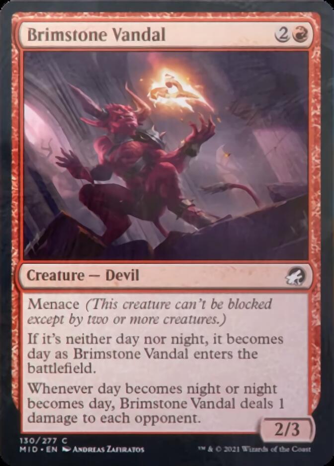 Brimstone Vandal [Innistrad: Midnight Hunt] | Good Games Morley