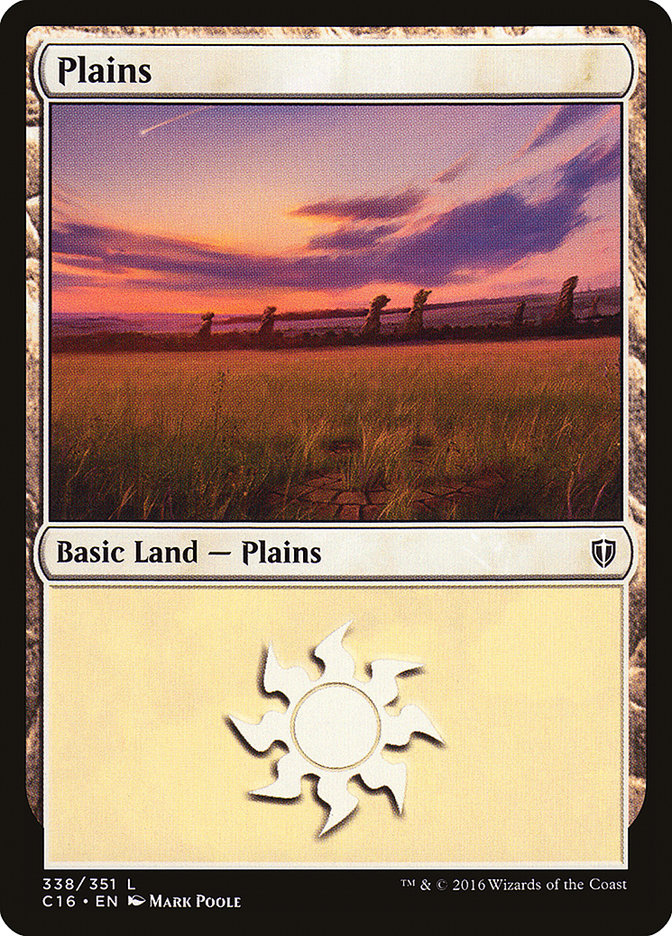 Plains (338) [Commander 2016] | Good Games Morley
