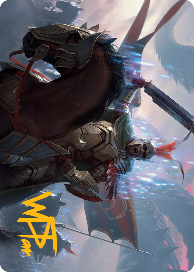 Marshal of Zhalfir Art Card (Gold-Stamped Signature) [March of the Machine Art Series] | Good Games Morley